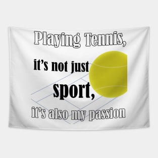 Tennis, ma passion Tapestry