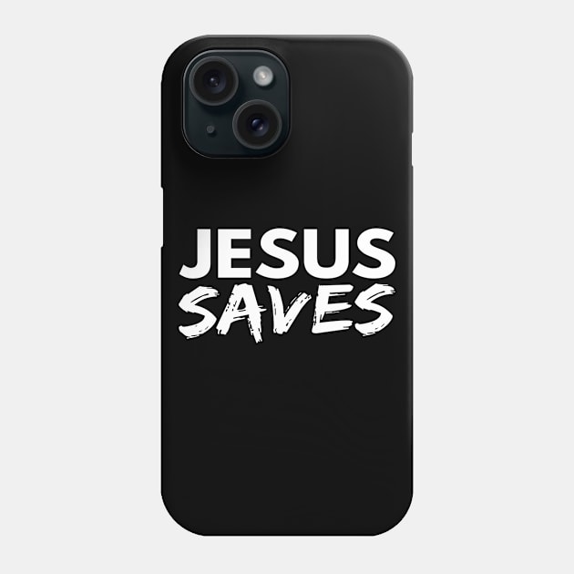 Jesus Saves Funny Christian Phone Case by Happy - Design