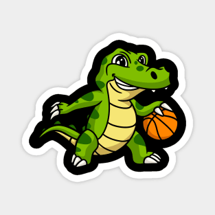 Basketball Crocodile Cartoon Animals Kids Gift Magnet