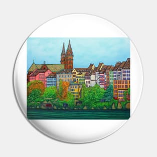 Colours of Basel, Switzerland Pin
