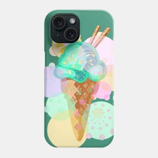 Ice Cream Mint and Lemon Phone Case