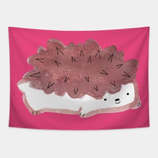 Watercolor Hedgehog Tapestry