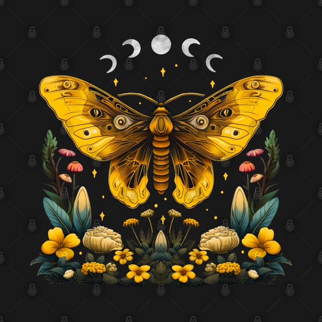 Celestial Golden Moth by Tebscooler