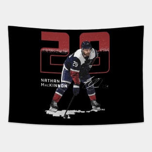 Nathan MacKinnon Colorado Outline Tapestry