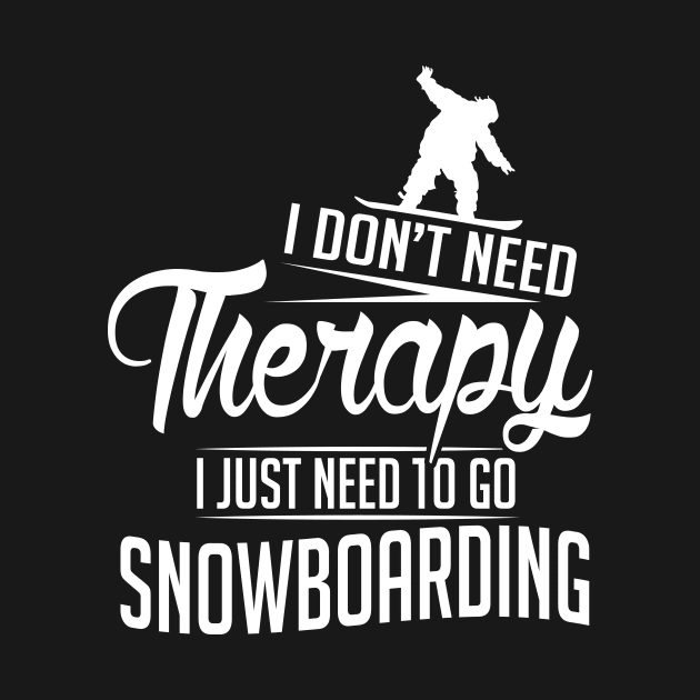 Winter: I don't need therapy I just need to go snowboarding by nektarinchen