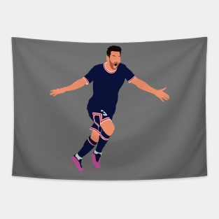 Lionel Messi 30 PSG Tapestry