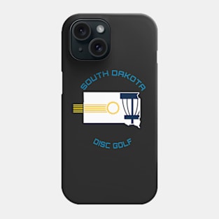 South Dakota Disc Golf - State Shape Dark Phone Case