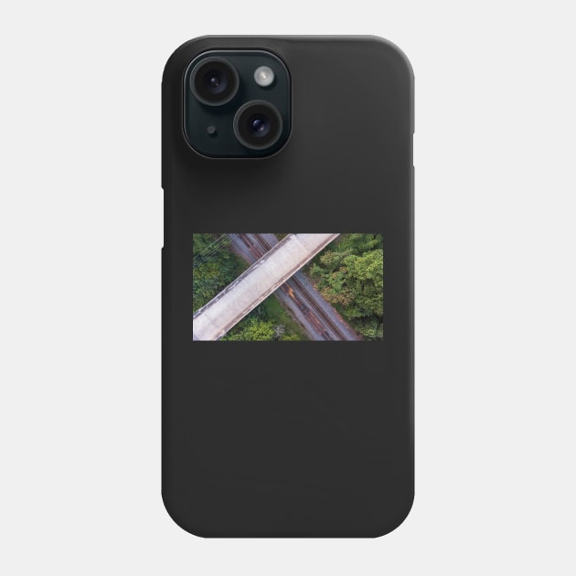 Above the Train Phone Case by Ckauzmann