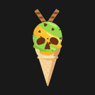 Ice Cream Skull T-Shirt