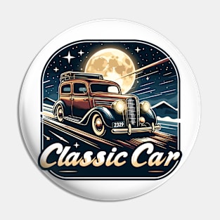 Classic car Pin