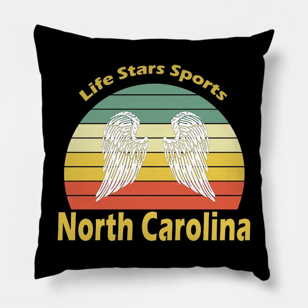 Sport North Carolina Pillow by Alvd Design