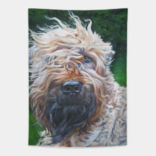 Soft-coated Wheaten Terrier Fine Art Painting Tapestry