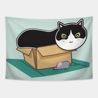 Box Kitty Tapestry