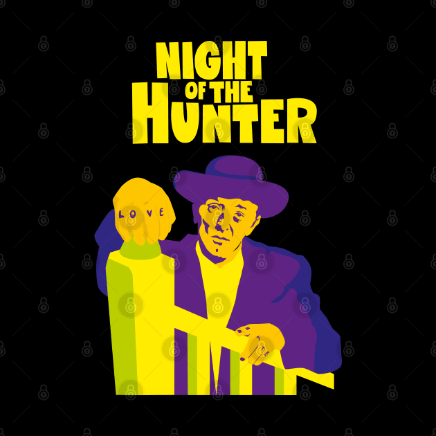 The Night of the Hunter: Captivating Robert Mitchum's Iconic Performance by Boogosh