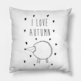 I love autumn Pillow