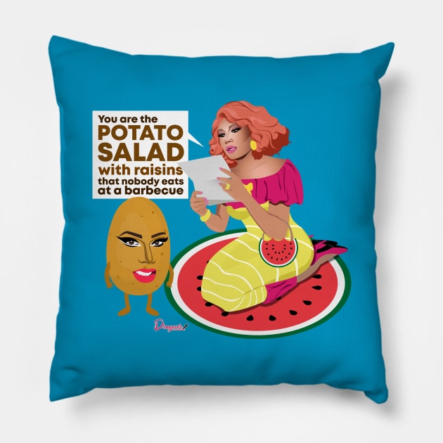 Jujubee from Drag Race Pillow by dragover