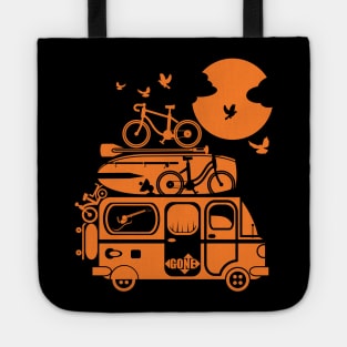 Campervan holiday family vacation Tote