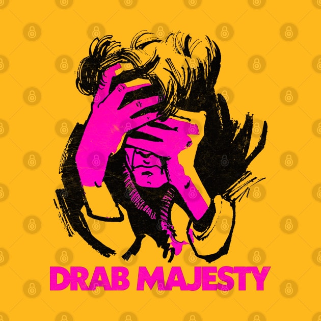 Drab Majesty ::: Retro Style Fan Design by unknown_pleasures