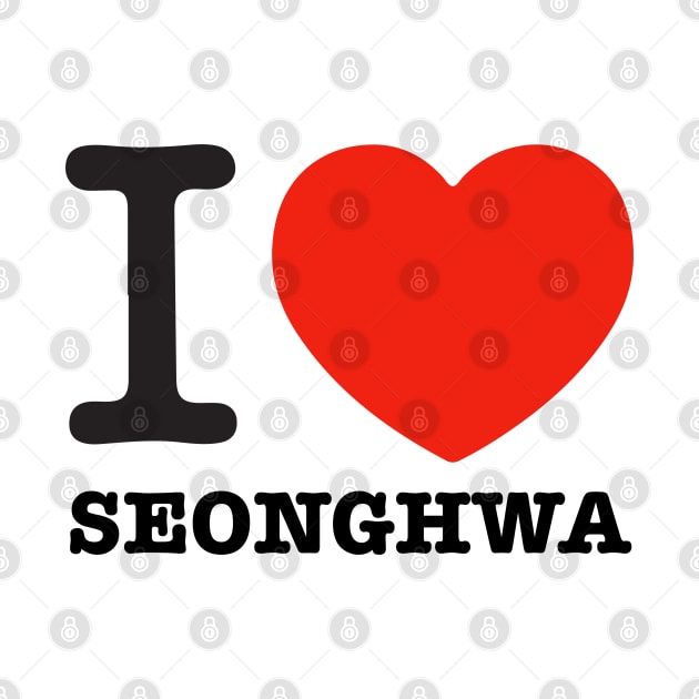 i love ateez seonghwa heart atiny | Morcaworks by Oricca