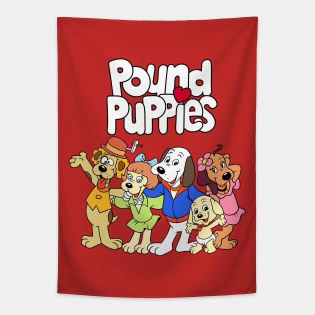 Pound Puppies Tapestry by OniSide