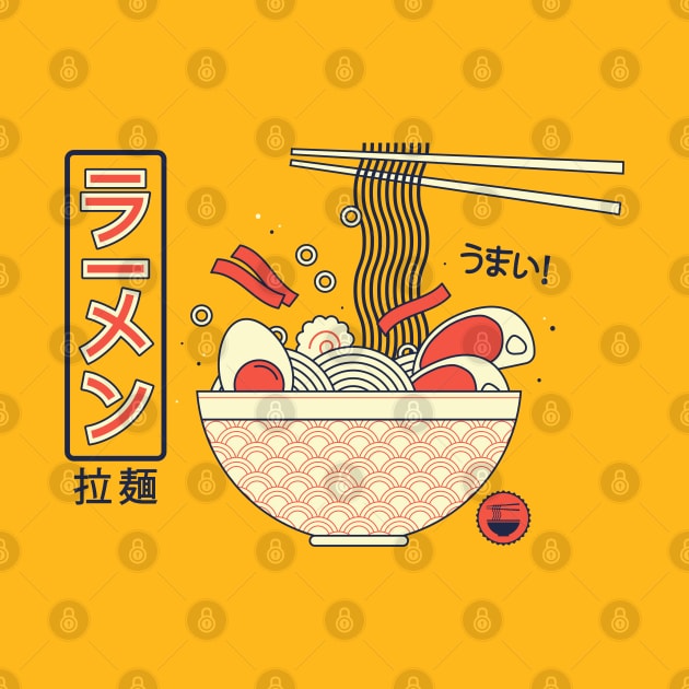 I Love Noodles Ramen Bowl by machmigo