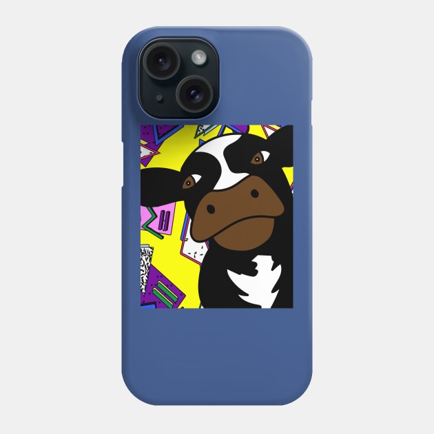 Funny Cow With Sunglasses Muh Phone Case by flofin