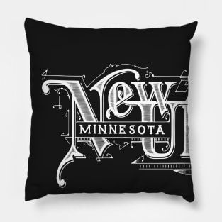 Vintage New Ulm, MN Pillow