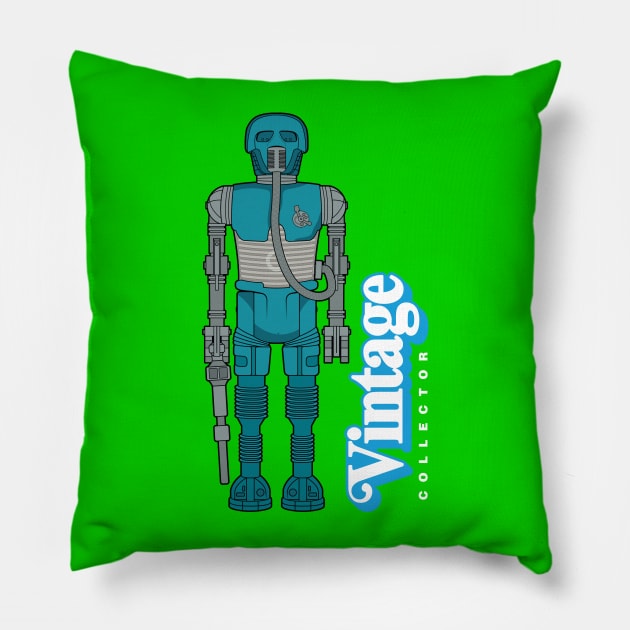 Vintage Collector - Surgical Droid Pillow by LeftCoast Graphics