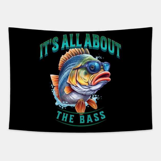 All About The Bass Tapestry by RockReflections