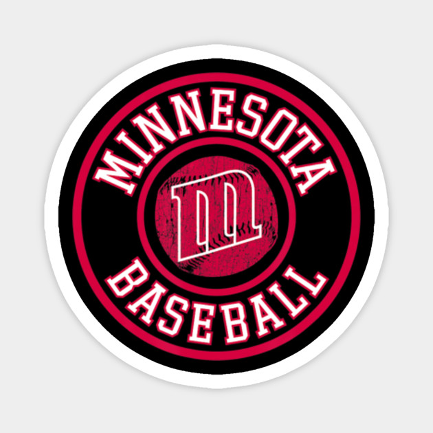 Minnesota Baseball Badge Minneapolis Twin City Retro Gift Minnesota Baseball Badge Minneapolis T Magnet Teepublic Au
