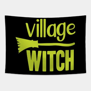 Village Witch Halloween Costume Tapestry