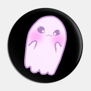 Cute Kawaii Ghost Purple Pin