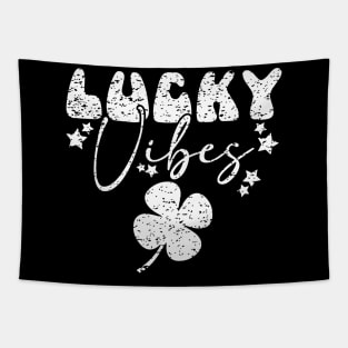 Lucky Vibes on St. Paddy Day Tapestry