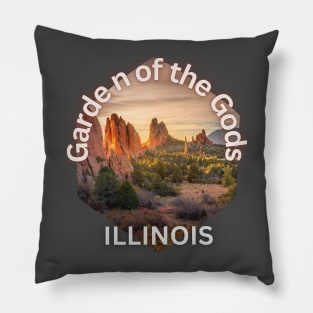 Garden of the gods, Illinois Pillow