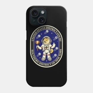 Doge w helmet / Crypto v. SEC Phone Case