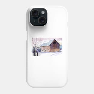 Barn - Purple Sky Phone Case