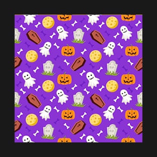 Halloween Seamless Pattern T-Shirt