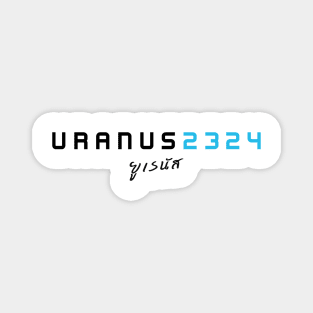 URANUS 2324 Black Font 3 | Freenbecky Movie Uranus2324 Magnet