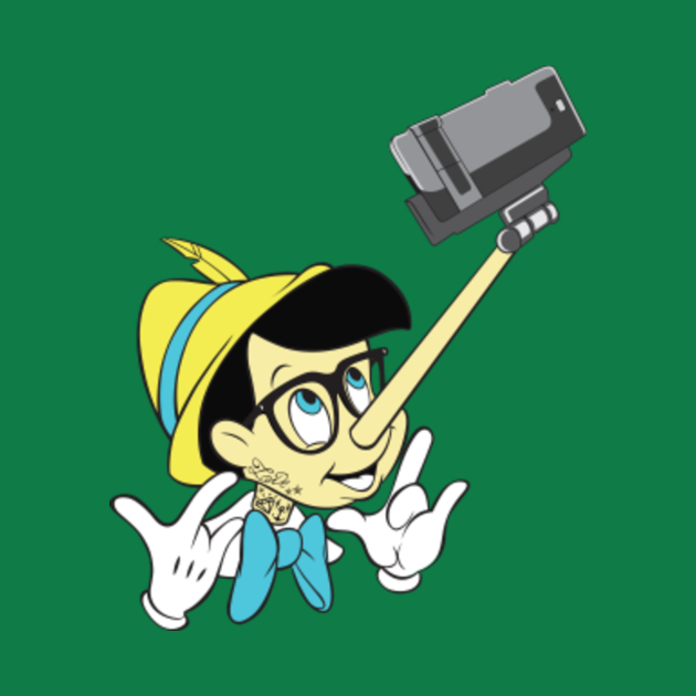 Disover Pinocchio Selfie - Pinocchio Selfie - T-Shirt