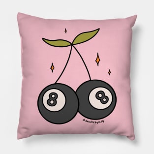 Cherry 8 Ball Pillow