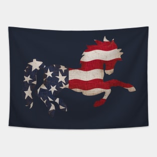 Americana Horse Tapestry