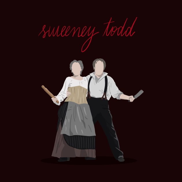 Sweeney Todd and Mrs. Lovett by byebyesally