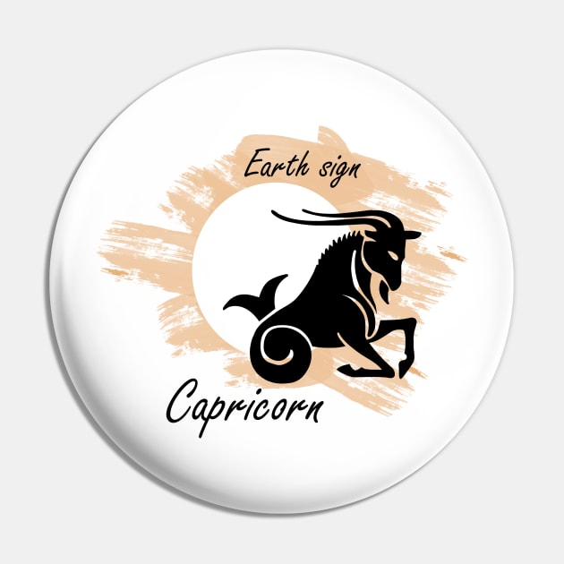 Capricorn Pin by Warp9