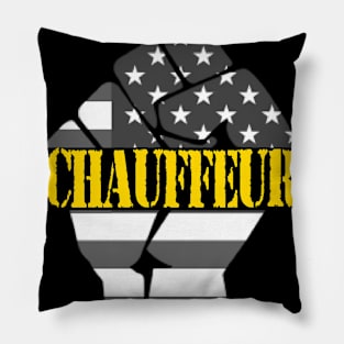 Chauffeur job independent day Pillow