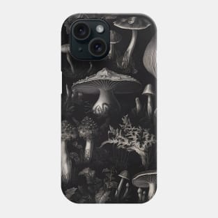 Vintage Mushroom Lithograph Victorian Pattern Phone Case