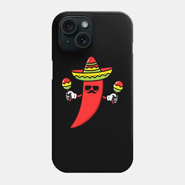 Cinco de Mayo Mexican Sombrero Phone Case by BeepTreasure