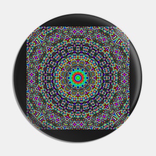 Psychedelic Trippy Acid LSD Art Pin