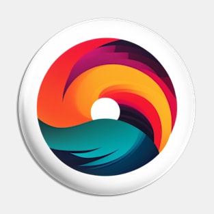 Vibrant Wave Pin