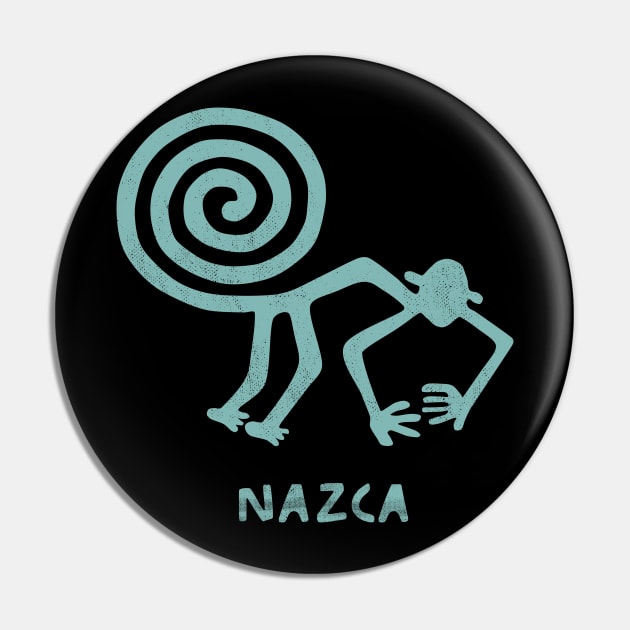 Nazca Monkey Pin by susanne.haewss@googlemail.com