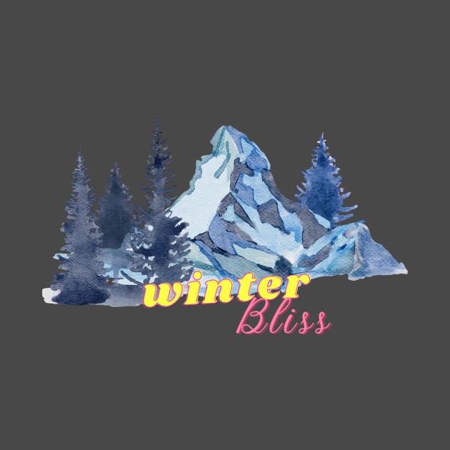 Winter Bliss Mountains by Castle Rock Shop